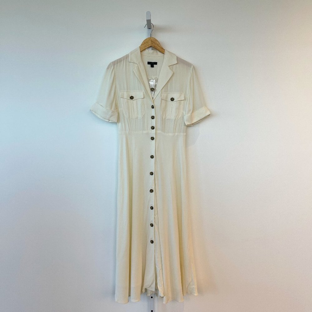 J Crew Collared Shirt Dress